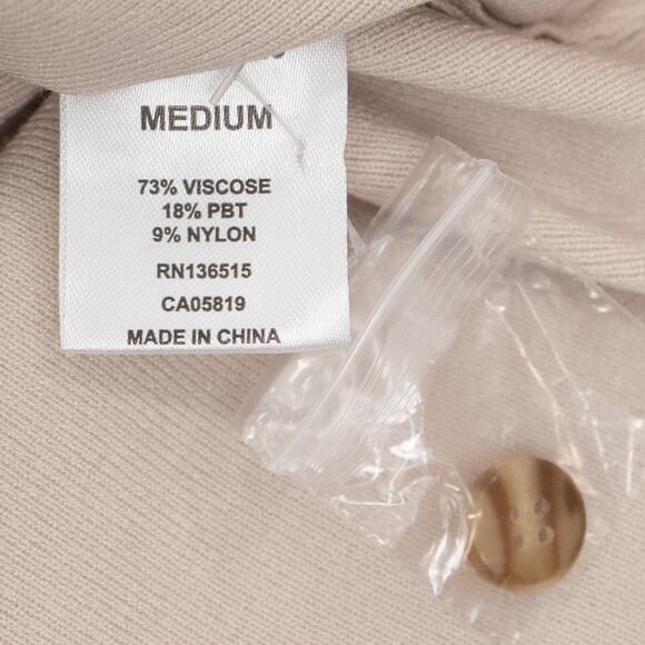 Revolve One Grey Oatmeal Day Mohair Blend Button Up Cardigan Size Small - Picture 7 of 11